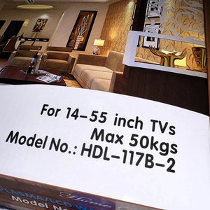Soporte de Pared Articulado para TV "Home Design" HDL-117B-2, Hasta 55" y 50kg - imagen 4