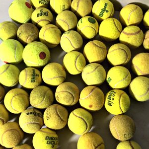 Lote de 50 Pelotas de Tenis Wilson y otras marcas - imagen 3