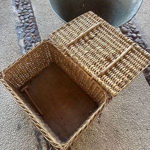 Baúl Grande de Mimbre con Tapa y Asas - imagen 3