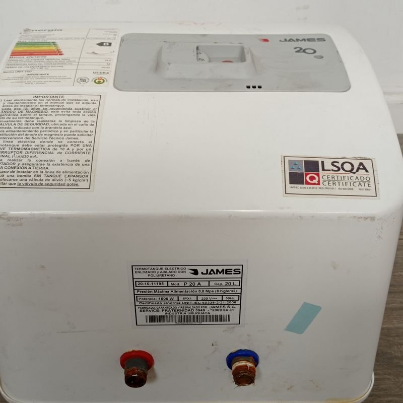 Calefón de 20 litros marca James - imagen 3