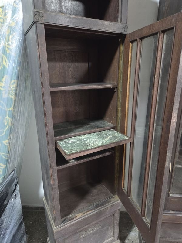 Muebles exhibidores antiguos en Roble Europeo para restaurar - imagen 10