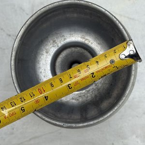 Embudo de Aluminio y Plafón de Vidrio Tallado - imagen 6