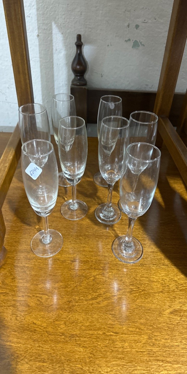 Set de 7 Copas de Vidrio para Brindis
