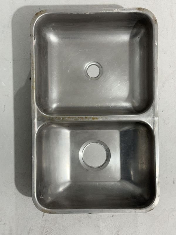 Pileta Doble Seno de Acero Inoxidable