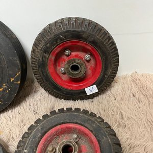 4 Ruedas para Carretilla de Goma y Metal, Varias Medidas - imagen 6