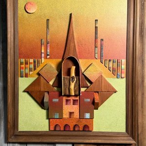 Lote anterior: Obra de Arte "Santuario del Árbol" de Andrés Cortina: Acrílico y Madera