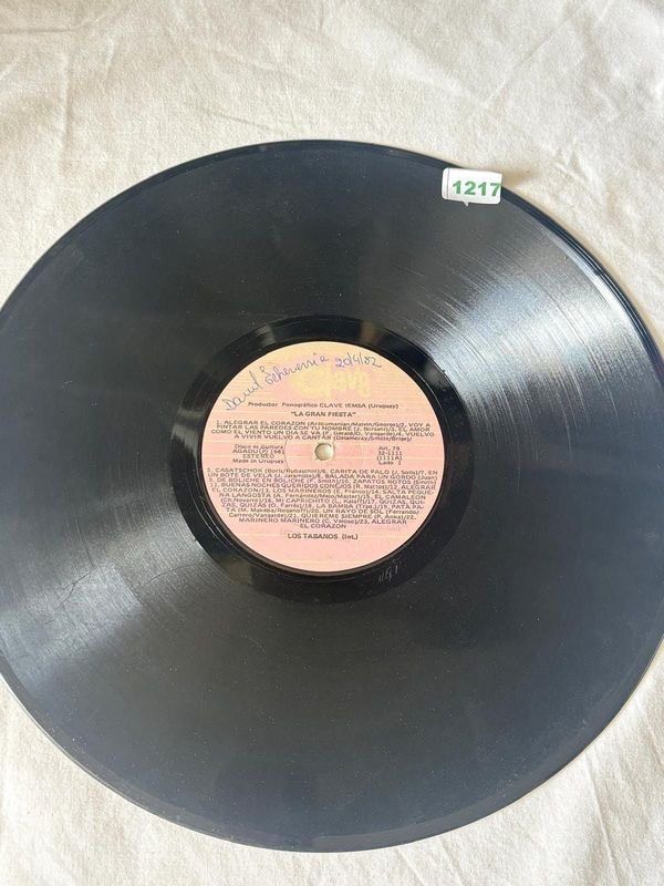 Vinilo "La Gran Fiesta" de Los Tábanos - 20 Temas Enganchados