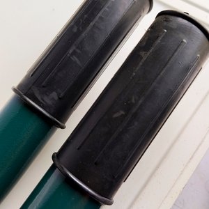 Dos Carretillas Metálicas Planas Verdes 65 Lts Desarmadas - imagen 4