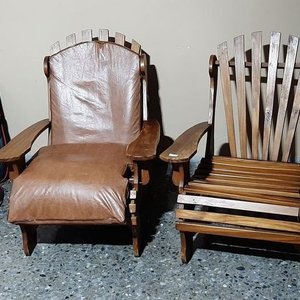 2 Sillones de Madera con Almohadones y Masajeador Eléctrico - imagen 2
