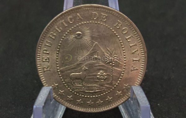 Moneda de 5 Centavos de Bolivia, 1918 - imagen 1