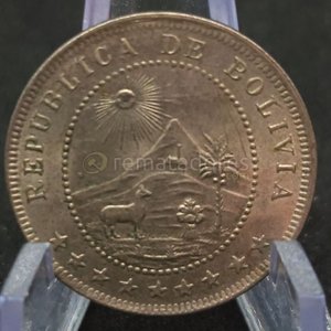 Moneda de 5 Centavos de Bolivia, 1918 - imagen 1