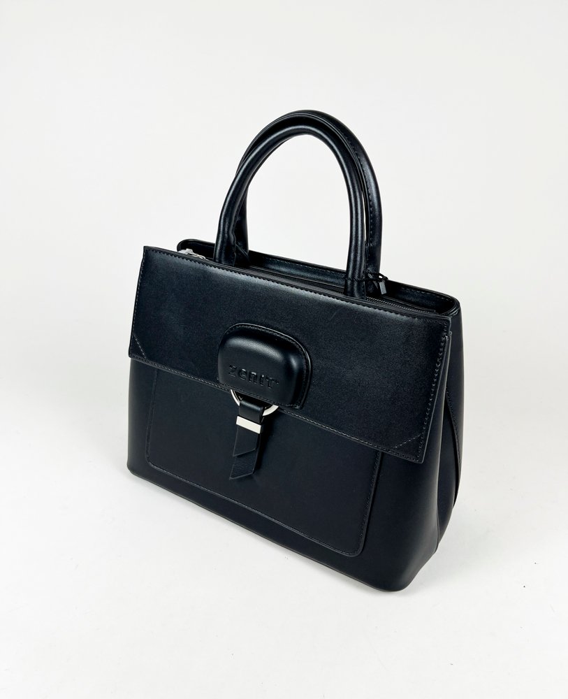 Lote siguiente: Bolsa de mano para dama Zenit, color negro