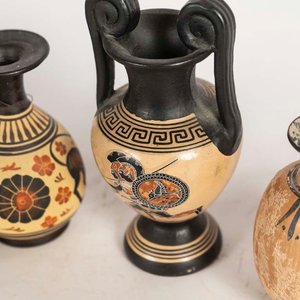Lote de 6 Mini Ánforas Estilo Antigua Grecia - imagen 2