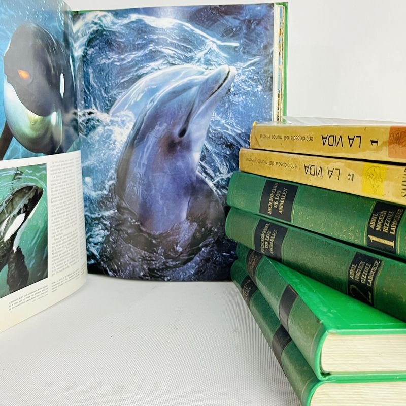 Colección de enciclopedias sobre animales y La Vida