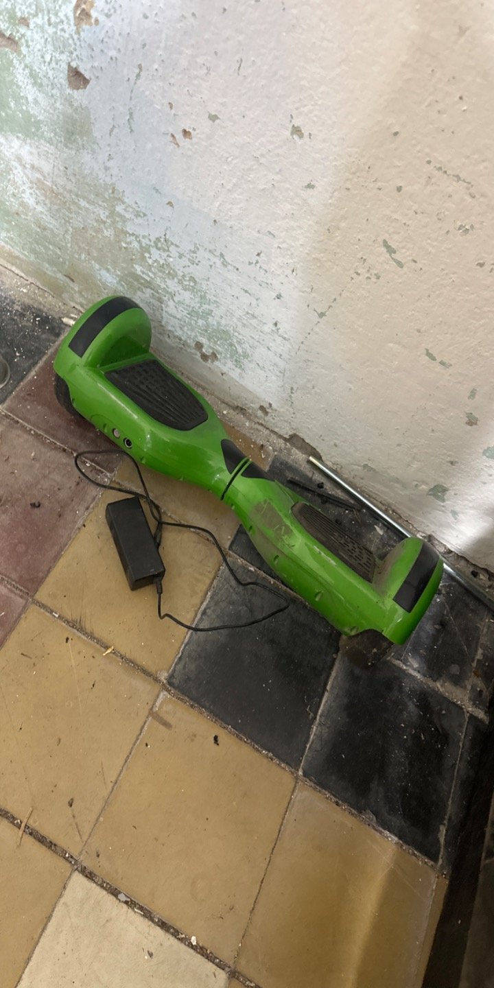 Patineta Eléctrica Hoverboard Verde Funciona