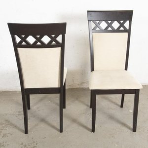 Mesa de Comedor Rectangular con 6 Sillas Tapizadas - imagen 3