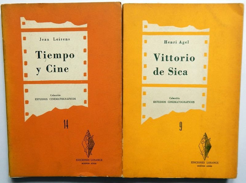 Dos Libros: Tiempo y Cine por Jean Leirens y Vittorio De Sica por Henri Agel