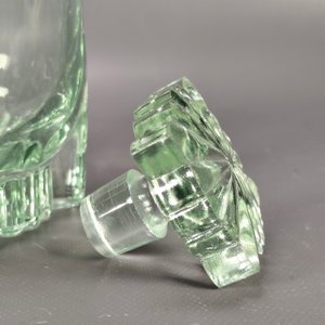 Botellón de Vidrio Verde con Tapa Labrada - imagen 4