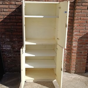 Mueble Auxiliar Blanco con 4 Puertas y 5 Niveles - imagen 3