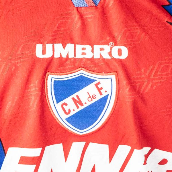 Camiseta de Nacional de utilería marca UMBRO N°10 segunda equipación del año 1996 - imagen 3