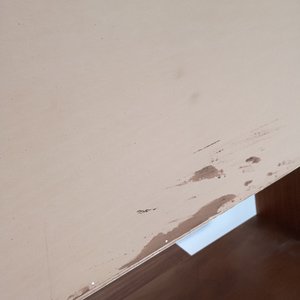 Mueble de madera en dos tramos con cajones y puertas - imagen 11