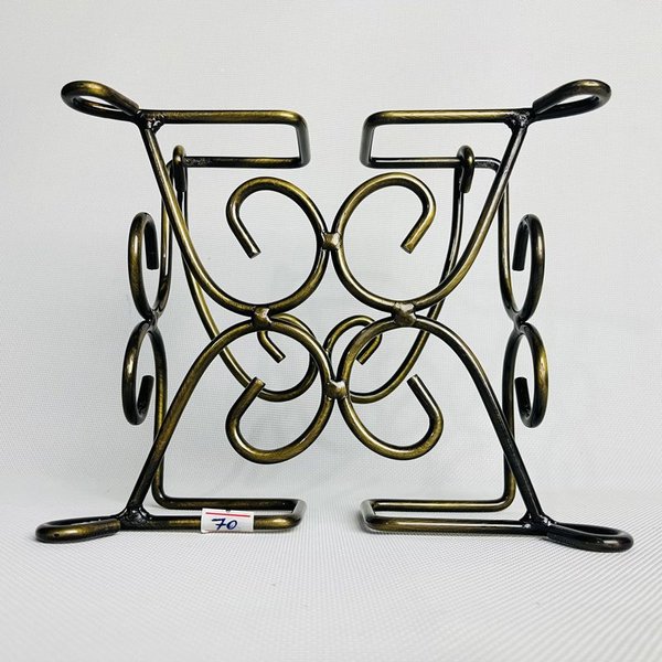 Soporte de mesa en hierro para aceitera y vinagrera - imagen 3