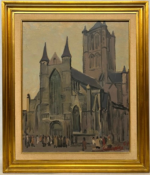 Edgardo Ribeiro - Pintura "Catedral" - imagen 2
