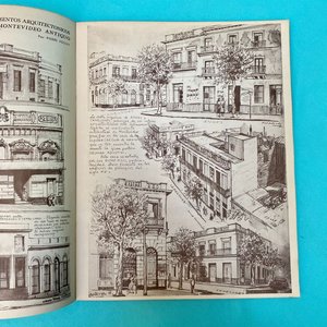 Libro "Montevideo de Ayer y de Hoy" con dibujos de Pierre Fossey (1976) - imagen 3