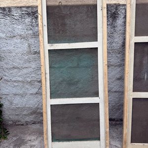Dos Puertas Mosquiteros con Marco de Madera y Metal - imagen 5