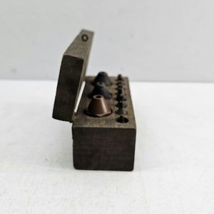 Antiguo Set de Punteros para Soldar en Madera y Cobre - imagen 4