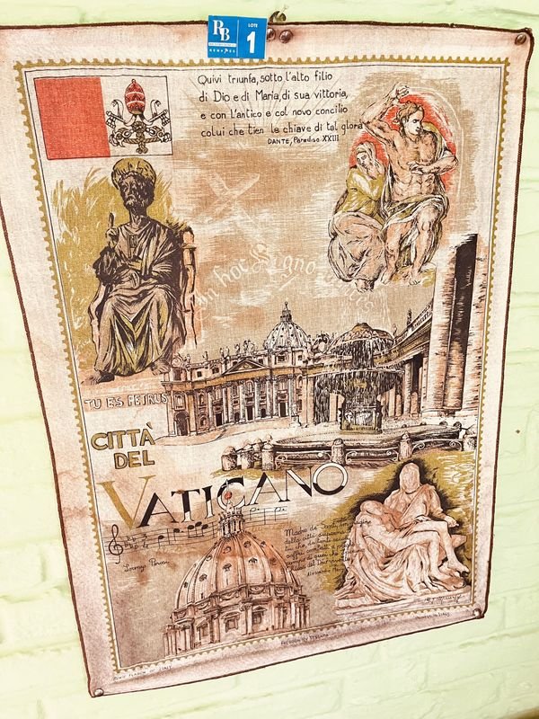 TAPIZ CONMEMORATIVO CIUDAD DEL VATICANO - imagen 2