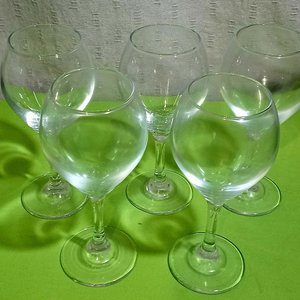 Set de 5 Copas Altas para Vino de Cristal - imagen 2