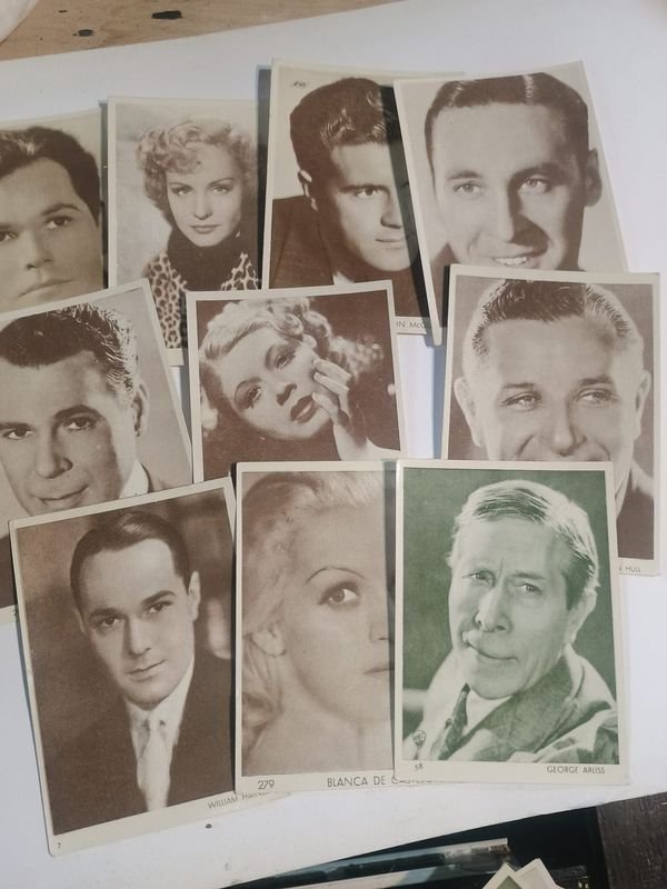 Colección de fotografías antiguas de actrices y actores - imagen 1