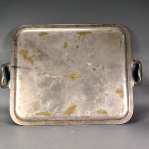 Bandeja Christofle Art Nouveau con asas, 51x36cm - imagen 7