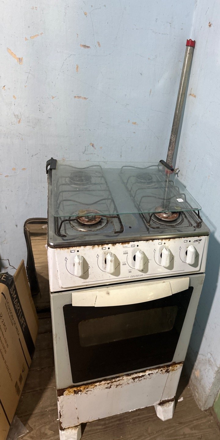 Cocina a Gas Blanca con Horno y 4 Hornallas