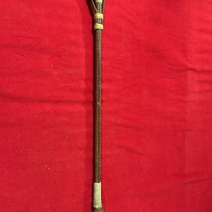 Rebenque de Cuero y Trama Trenzada, 85.5 cm - imagen 3