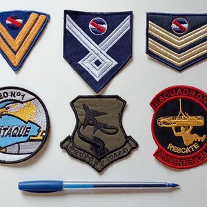 Lote de 6 Parches de Aviación Militar: FAU y Otros Países - imagen 1