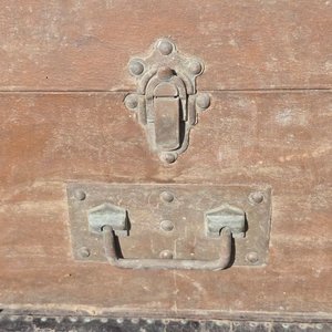 Lote de 3 baúles antiguos de viaje - imagen 8