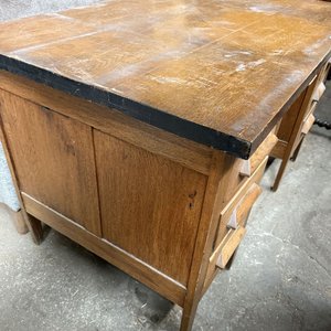 Escritorio de Roble con 7 Cajones y Tabla - imagen 5