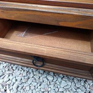 Rack Modular de Madera Rústica con Puertas de Vidrio - imagen 6