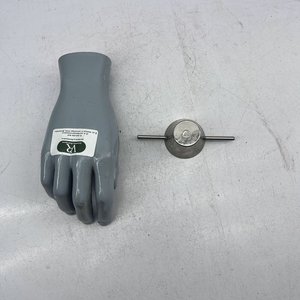 Medidor de Bebidas de Metal con Soporte de Mano Gris - imagen 3