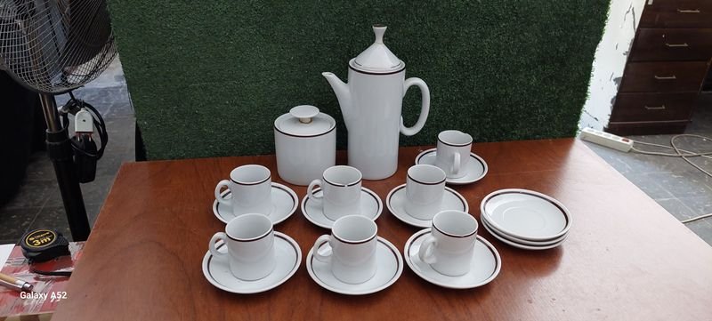 Juego de té blanco en porcelana - imagen 9