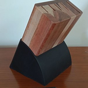 Juego de 5 Cuchillos de Cocina Tramontina con Soporte de Madera - imagen 4