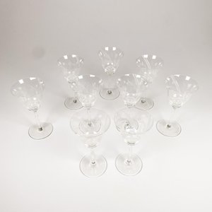 Lote anterior: Nueve Copas de Cristal Hialino Tallado