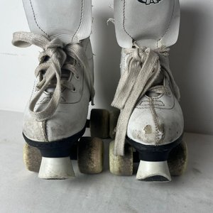 Par de Patines Clásicos Blancos para Niño, Talle 32 - imagen 4