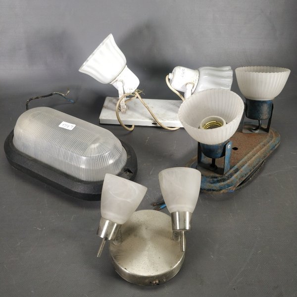 Lote de 4 Apliques de Luz y Tortuga Plástica - imagen 1