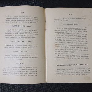 Estatutos y Reglamento General Liga Uruguaya de Football Profesional 1932 - imagen 3