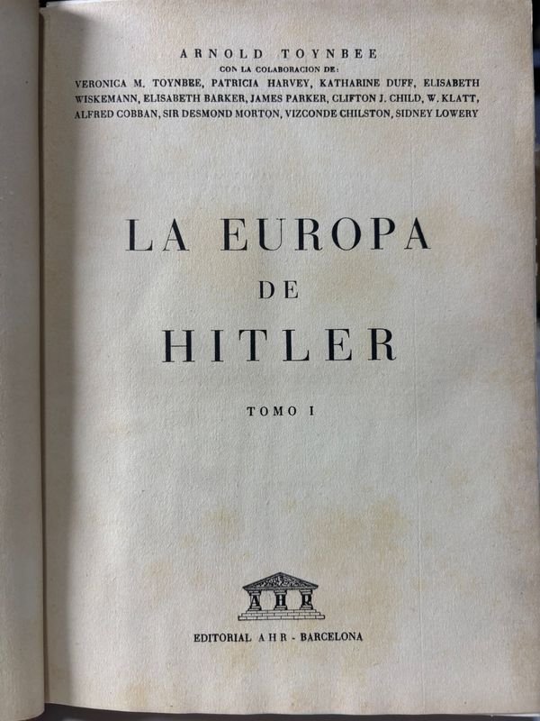 La Europa de Hitler en 2 Tomos Tapa Dura - Libros antiguos y raros - imagen 2