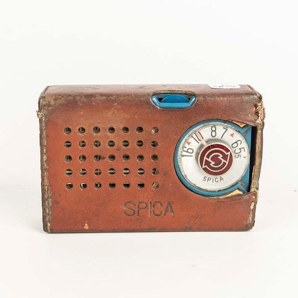 Radio Spica Transistor SIX con estuche simil cuero. - imagen 1