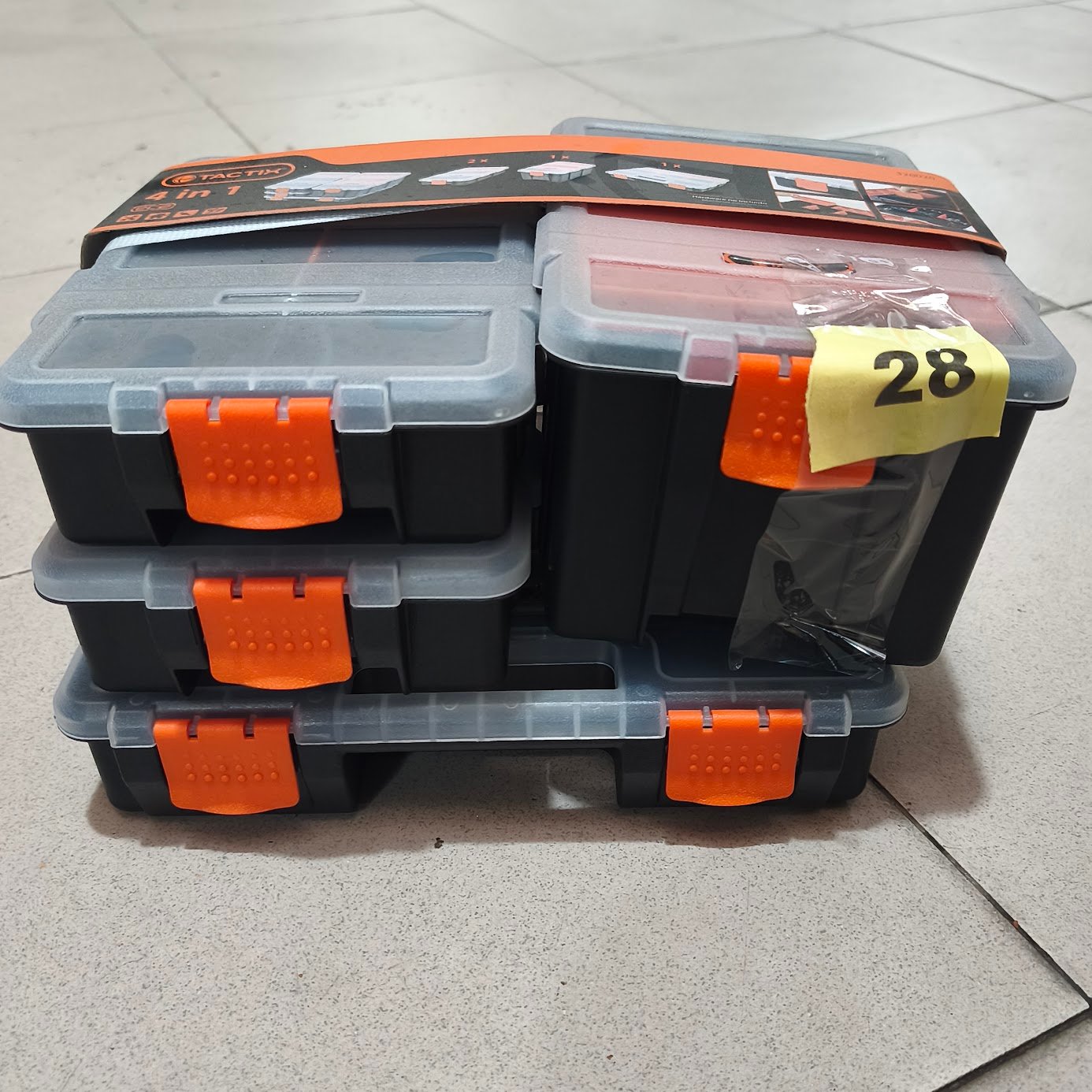 Kit Organizador Táctix 4 en 1 con Bandejas Extraíbles